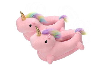 Eenhoorn pantoffels - roze – one size fits all - maat 36 – 41