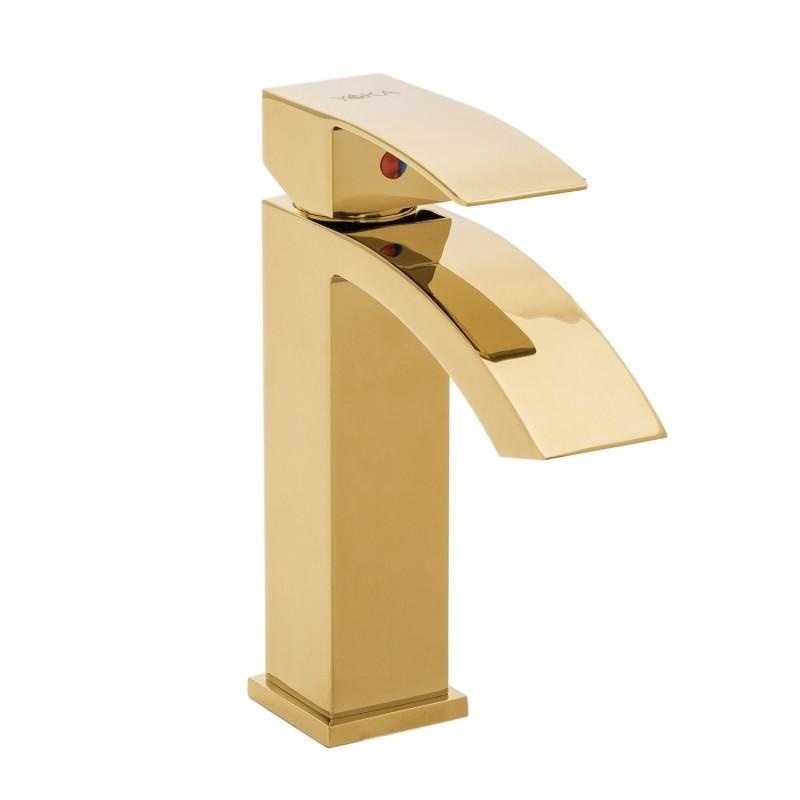 Badkamerkraan - wastafel kraan - goud - 193x120 cm