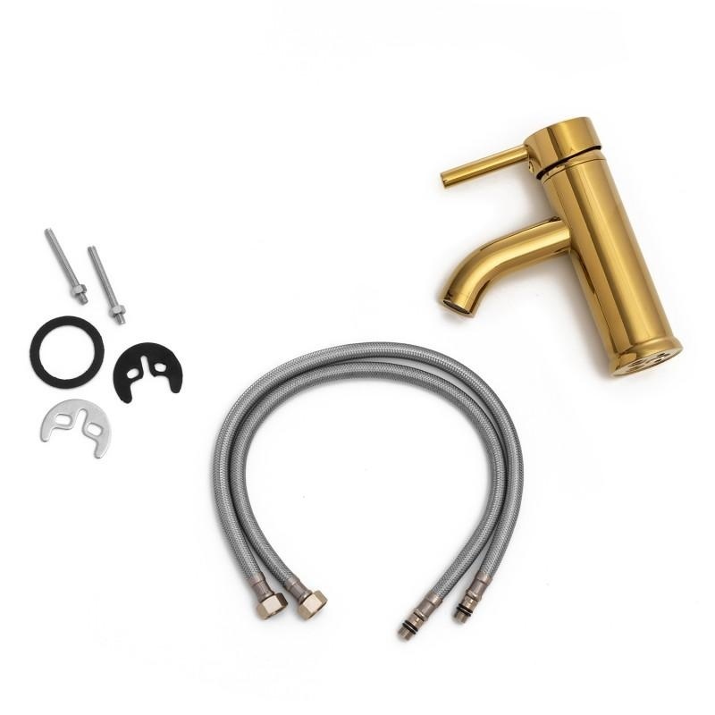 Badkamerkraan - wastafel kraan - goud - 160x120 cm