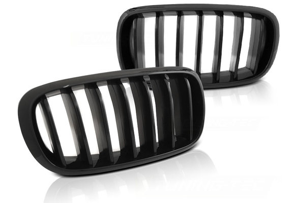 Grill geschikt voor BMW X5 F15 13-18 GLANZEND ZWART