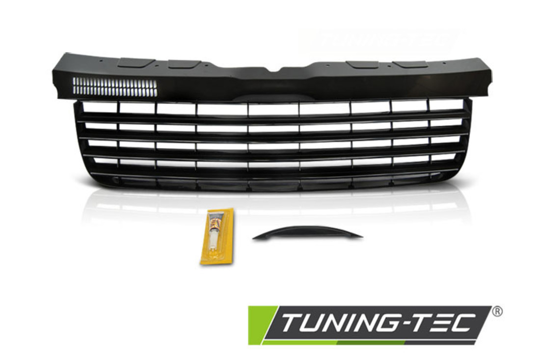 Grill geschikt voor VW T5 04-09 TRANSPORTER GLANZEND ZWART