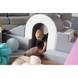 Foamblokken - schuim - brug speelset - 65 cm hoog - roze, blauw, geel