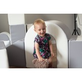 Foamblokken - schuim - brug speelset - 65 cm hoog - roze, blauw, geel