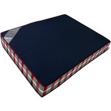 Hondenkussen - hondenmatras - 65x50x10 cm - waterdicht - blauw