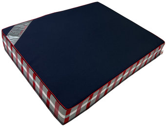 Hondenkussen - hondenmatras - 65x50x10 cm - waterdicht - blauw