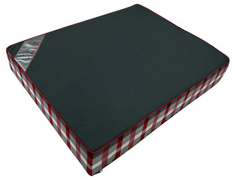 Hondenkussen - hondenmatras - 65x50x10 cm - waterdicht - grijs