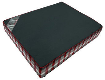 Hondenkussen - hondenmatras - 120x100x10cm - waterdicht - grijs