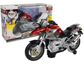 Speelgoedmotor - met geluidseffecten - met verlichting - rood