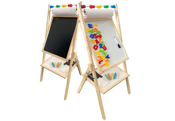 Krijtbord en magnetisch tekenbord – met accessoires