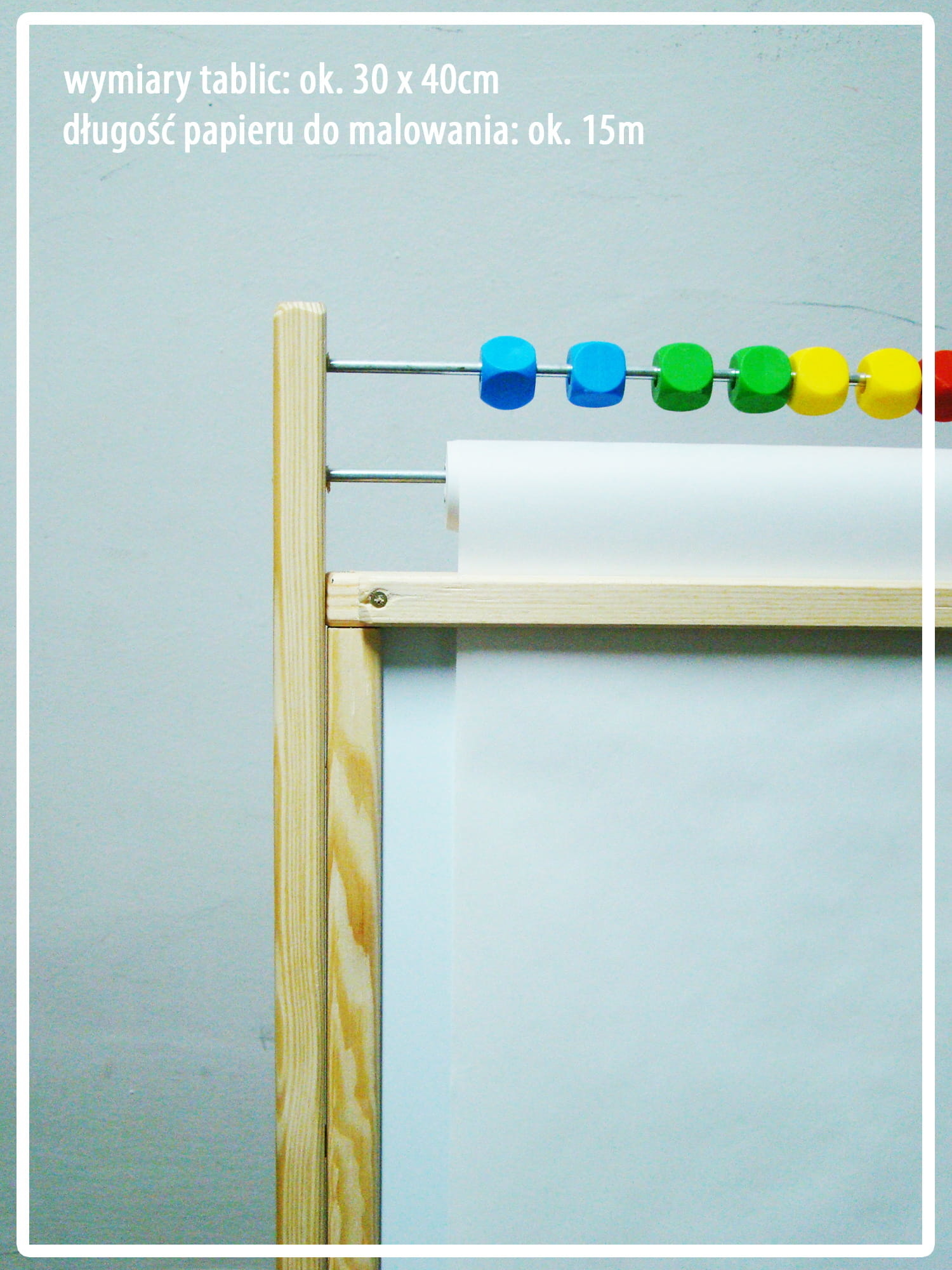 Krijtbord en magnetisch tekenbord – met accessoires