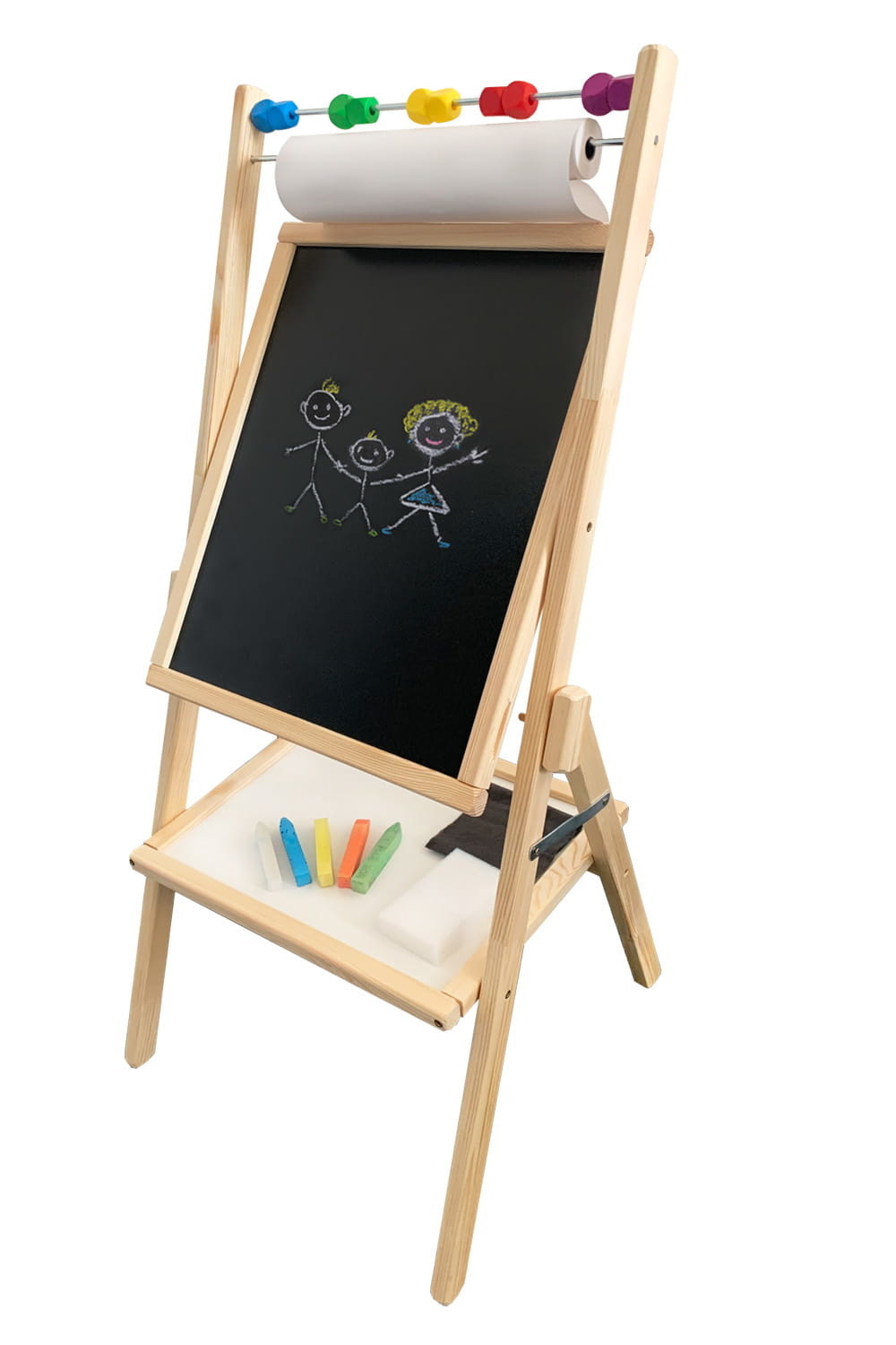 Krijtbord en magnetisch tekenbord – met accessoires