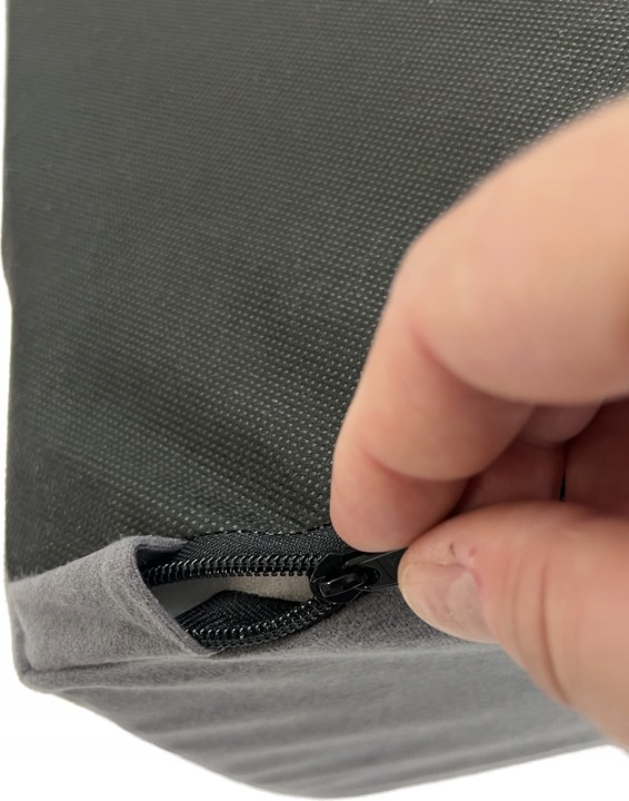 Kinderfauteuil - peuterstoel - 60x40x45 cm - grijs donkerblauw