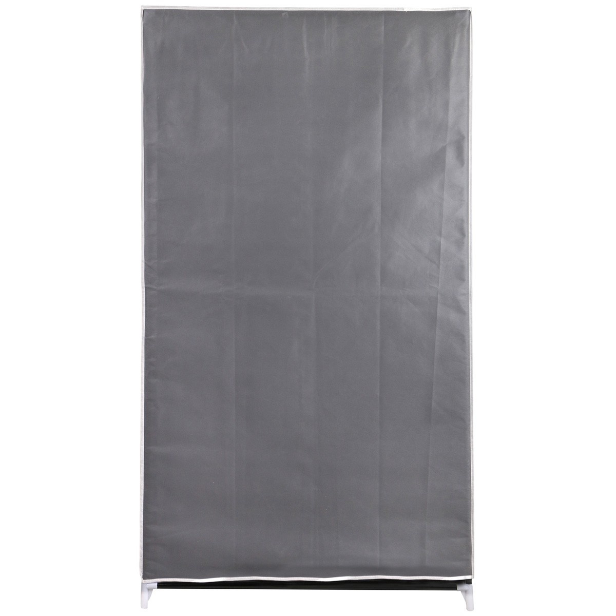 Garderobekast - textiel - donkergrijs - 80x50x160 cm