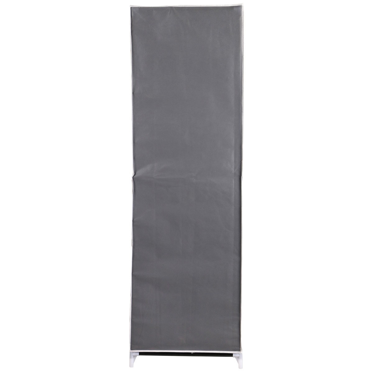 Garderobekast - textiel - donkergrijs - 80x50x160 cm