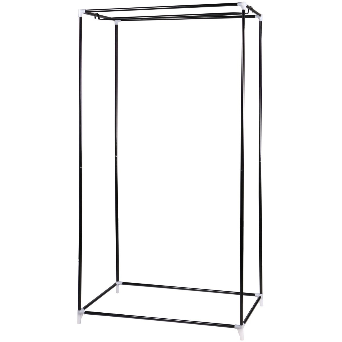 Garderobekast - textiel - donkergrijs - 80x50x160 cm