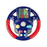 Speelgoed autostuur - rijsimulator - licht & geluid - blauw & rood