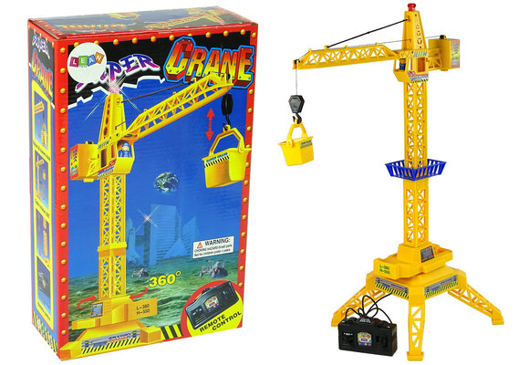 Bestuurbare hijskraan - 18x38x60 cm - met afstandbediening