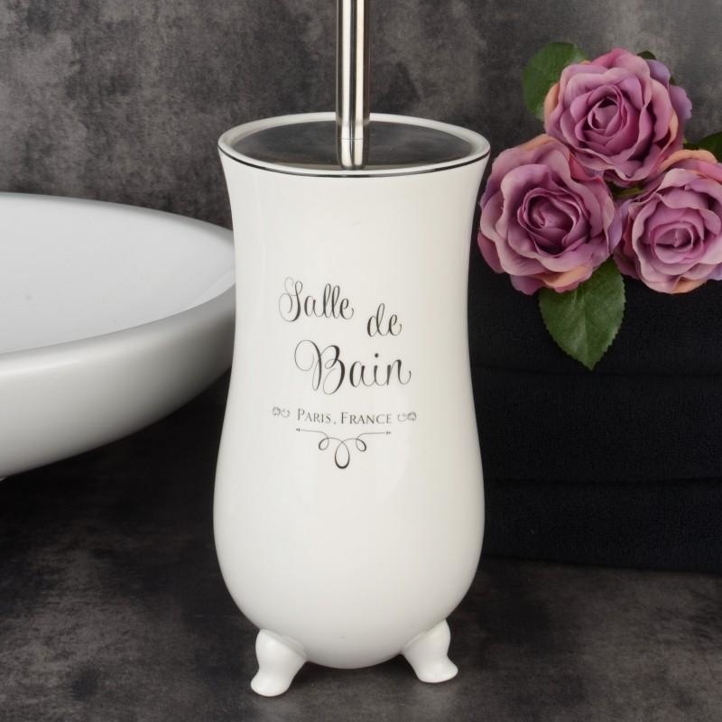 WC borstel - Toiletborstel - porselein - ø 11 cm - wit