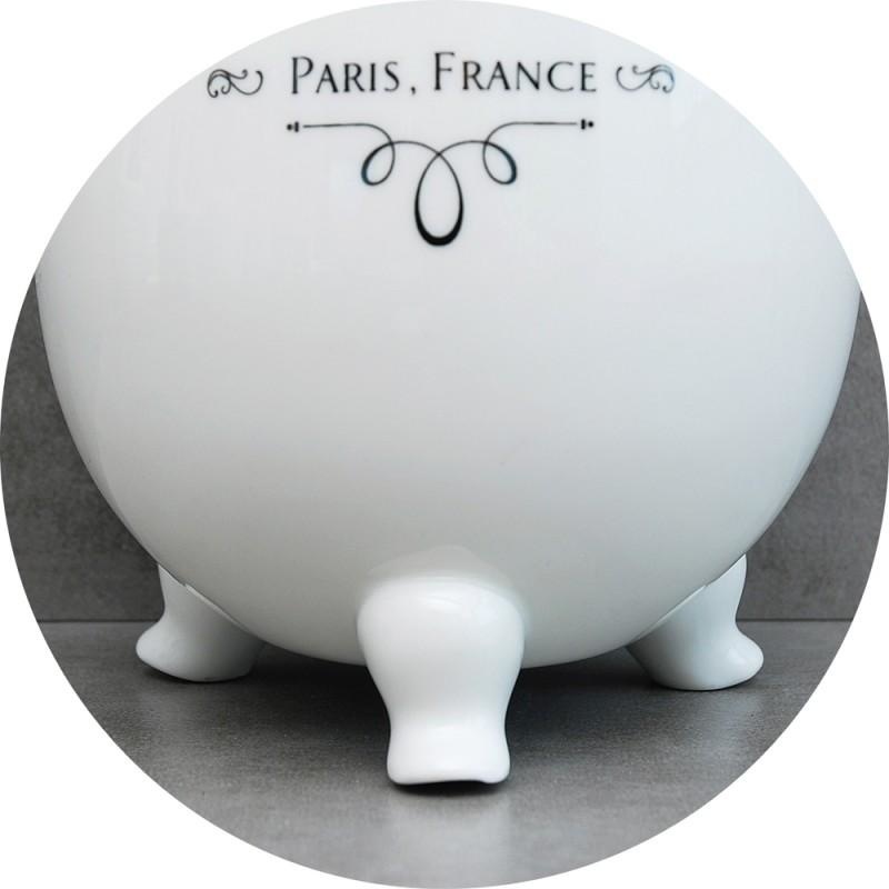 WC borstel - Toiletborstel - porselein - ø 11 cm - wit