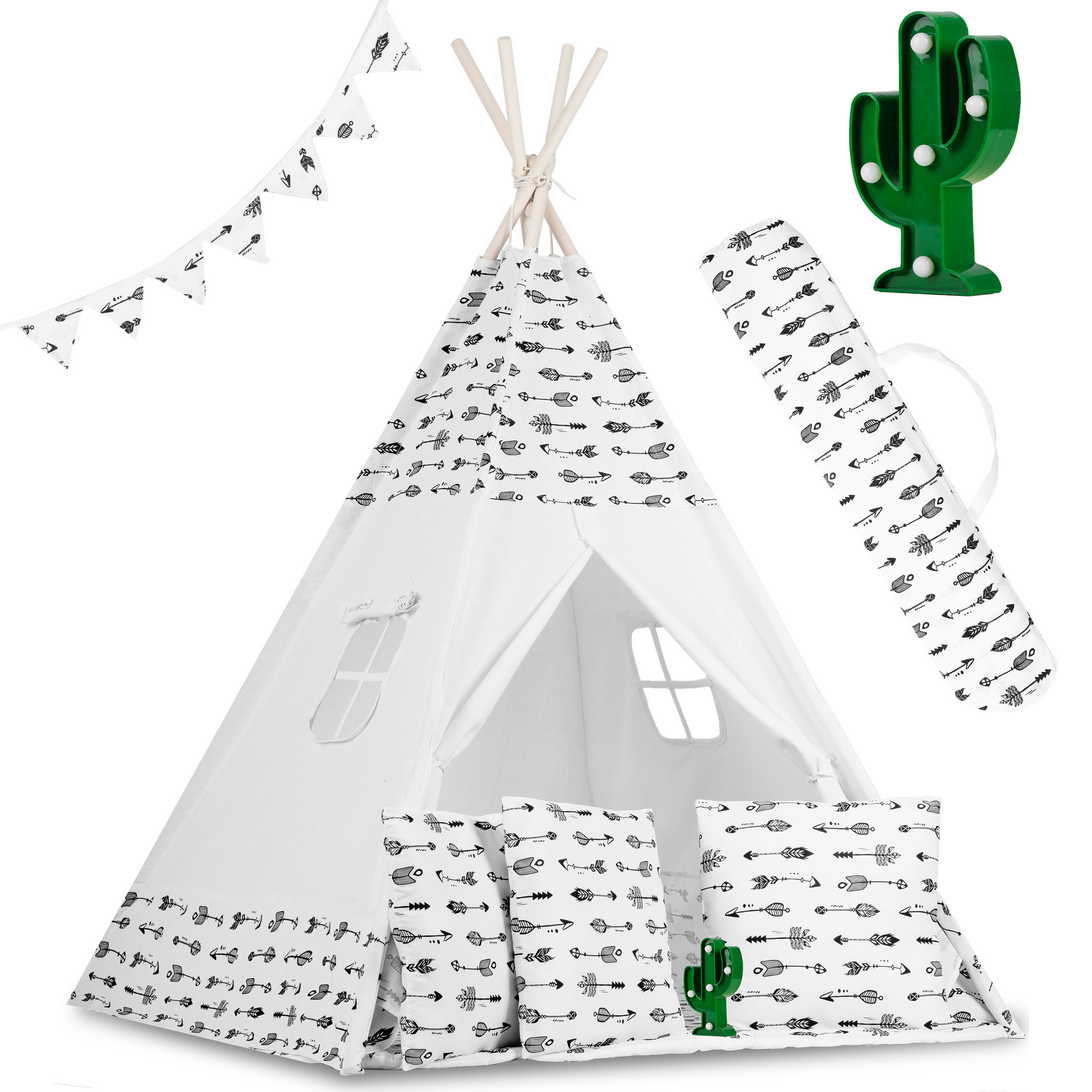 https://cdn.webshopapp.com/shops/307649/files/418088514/1-tipi-tent---speeltent---wit---pijlen---met-kusse.jpg