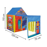 Speeltent - garage thema – 150x75x110 cm