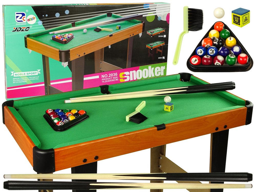 Pooltafel - snookertafel - voor kinderen - 76 x 41 x 58 cm