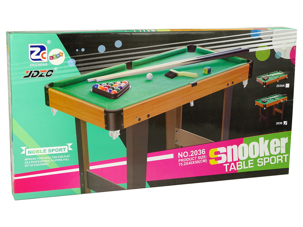 Pooltafel - snookertafel - voor kinderen - 76 x 41 x 58 cm
