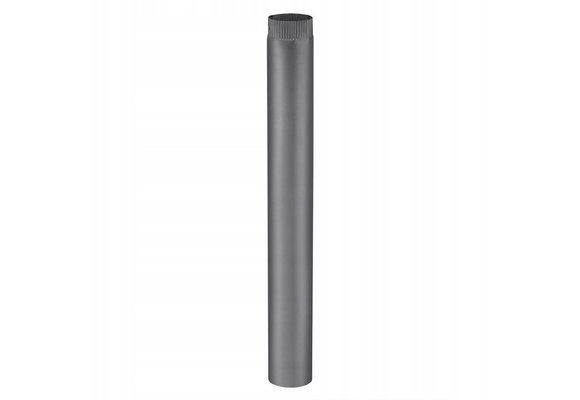 Kachelpijp - rookkanaal - 2mm staal - Ø 120 mm - 100 cm - zwart