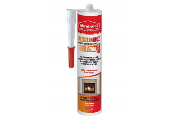 Hittebestendige kit - tot 1500 graden - zwart