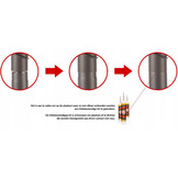 Hittebestendige kit - tot 1500 graden - zwart