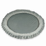 Speelnest - speelkleed baby - velvet - 120 cm - grijs