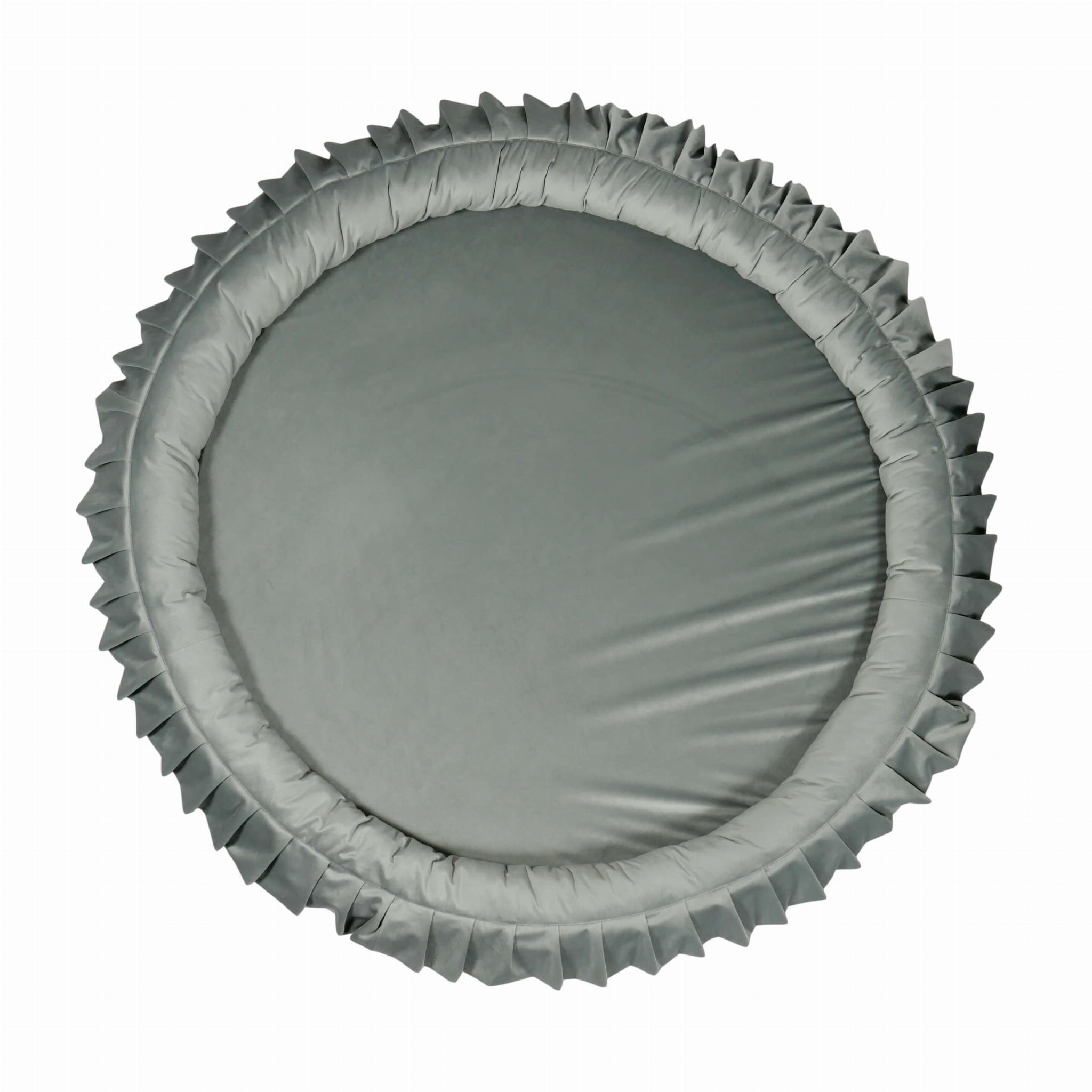 Speelnest - speelkleed baby - velvet - 120 cm - grijs