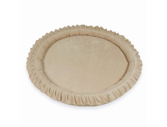 Speelnest - speelkleed baby - velvet - 120 cm - beige