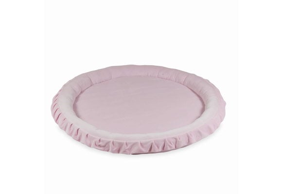 Speelnest - speelkleed baby - velvet - 120 cm - lichtroze
