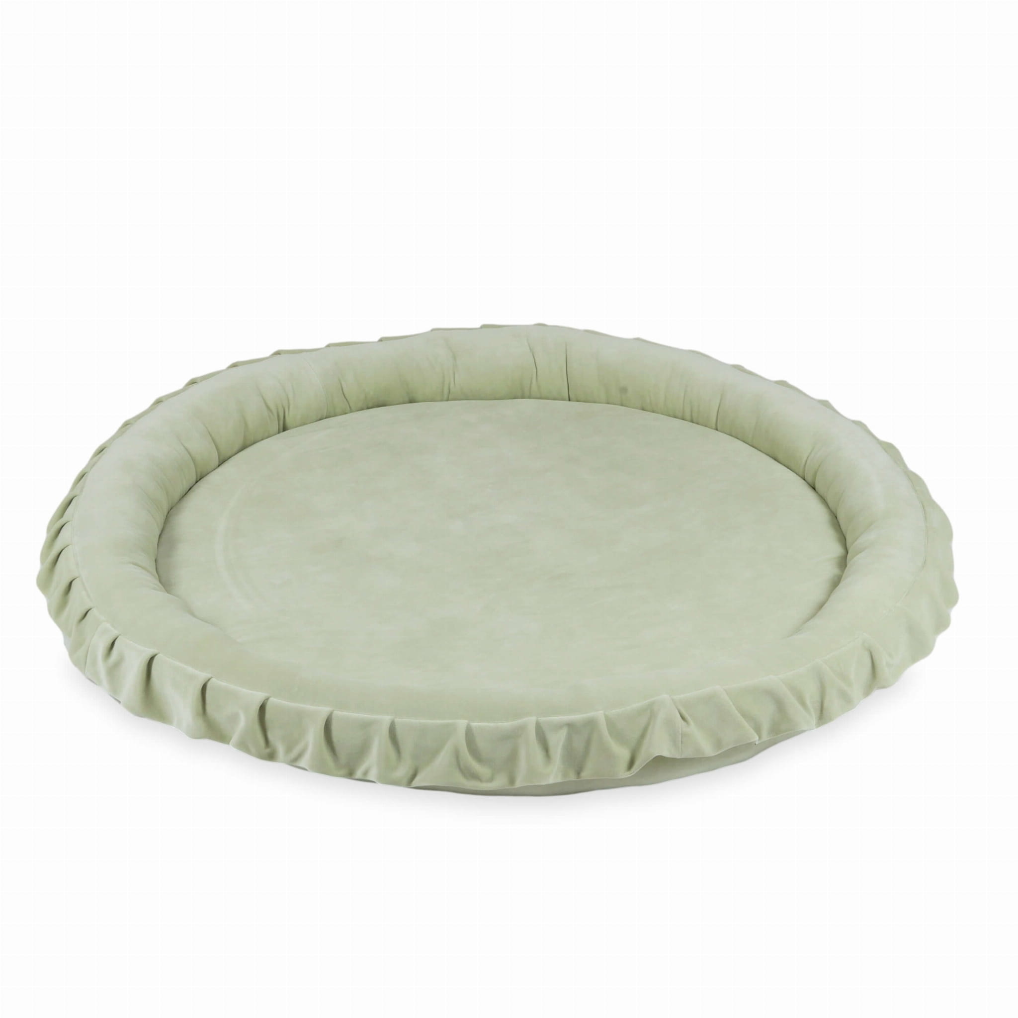 Speelnest - speelkleed baby - velvet - 120 cm - jade groen