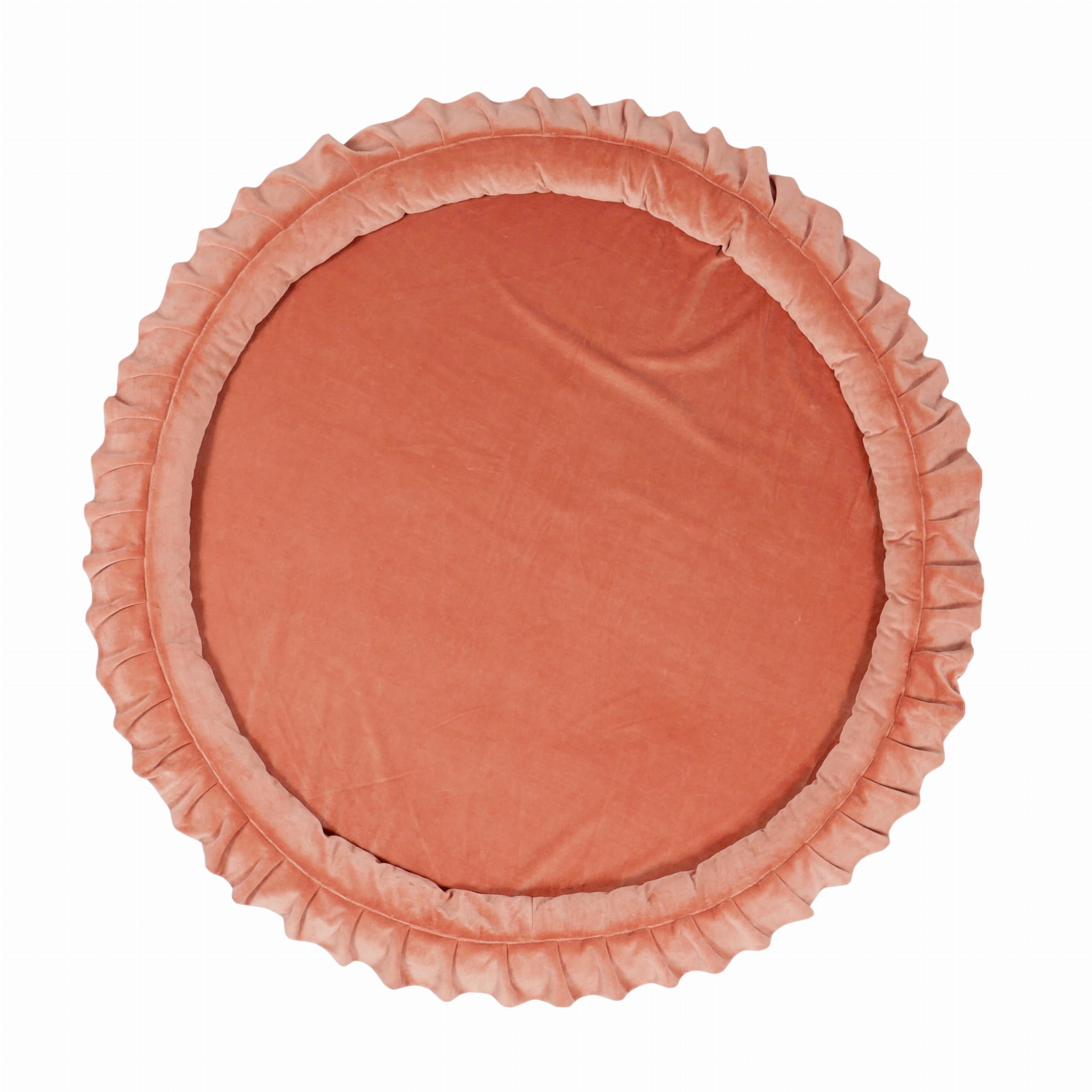 Speelnest - speelkleed baby - velvet - 120 cm - terracotta