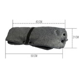 Handwarmers kinderwagen - buggy handschoenen - grijs - 50 x 21 cm