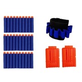 Commando-outfit - jongens - 3+ - zwart/blauw/oranje - 54,5x50cm