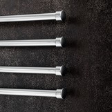 Handdoekenrek - wandmontage - 47x24 cm - chroom