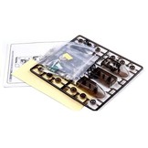 Speelgoed trein op zonne-energie - modelbouw voor kinderen - zwart