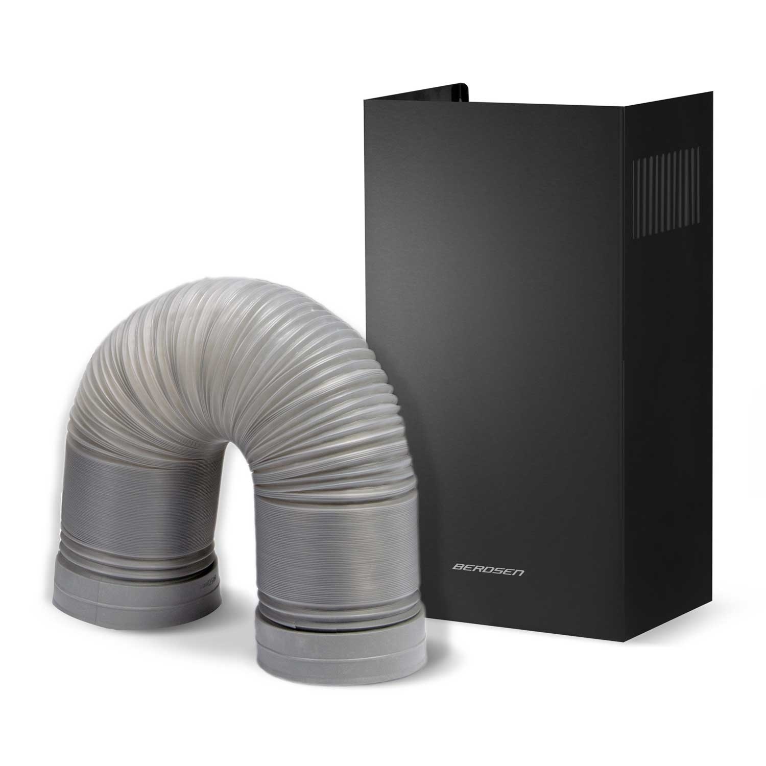 Afzuigkap - 60 cm - gehard glas - LED verlichting - zwart