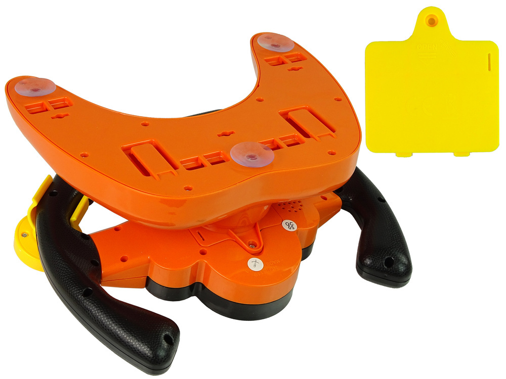 Speelgoed stuur - interactief - 24 x 19 x 6 cm - oranje