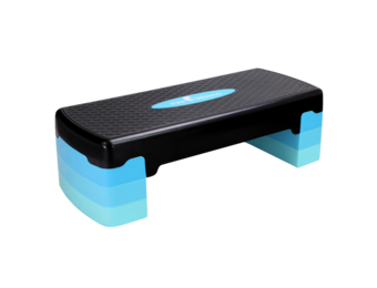 Aerobic step  blauw - 3 hoogte standen - 67x27 cm
