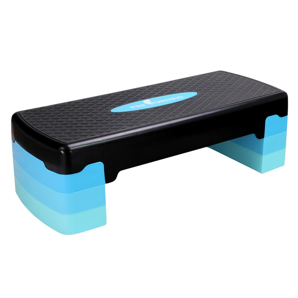 Aerobic step  blauw - 3 hoogte standen - 67x27 cm