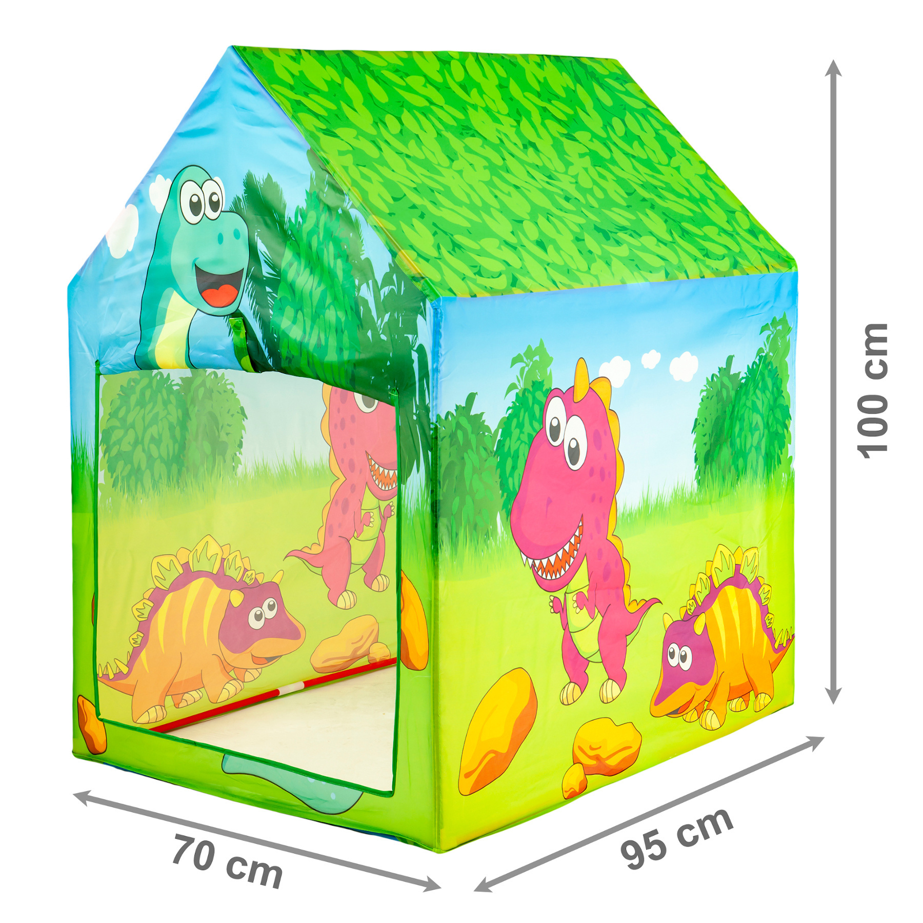 Speeltent - dino thema - 70x95x100 cm - polyester