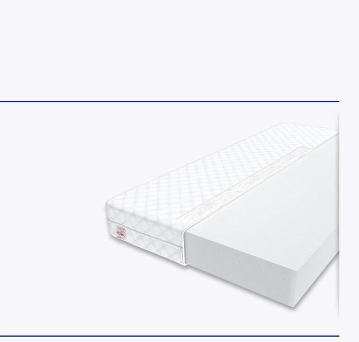 Kinder stapelbed wit - met dubbele matras - 160 x 80 cm