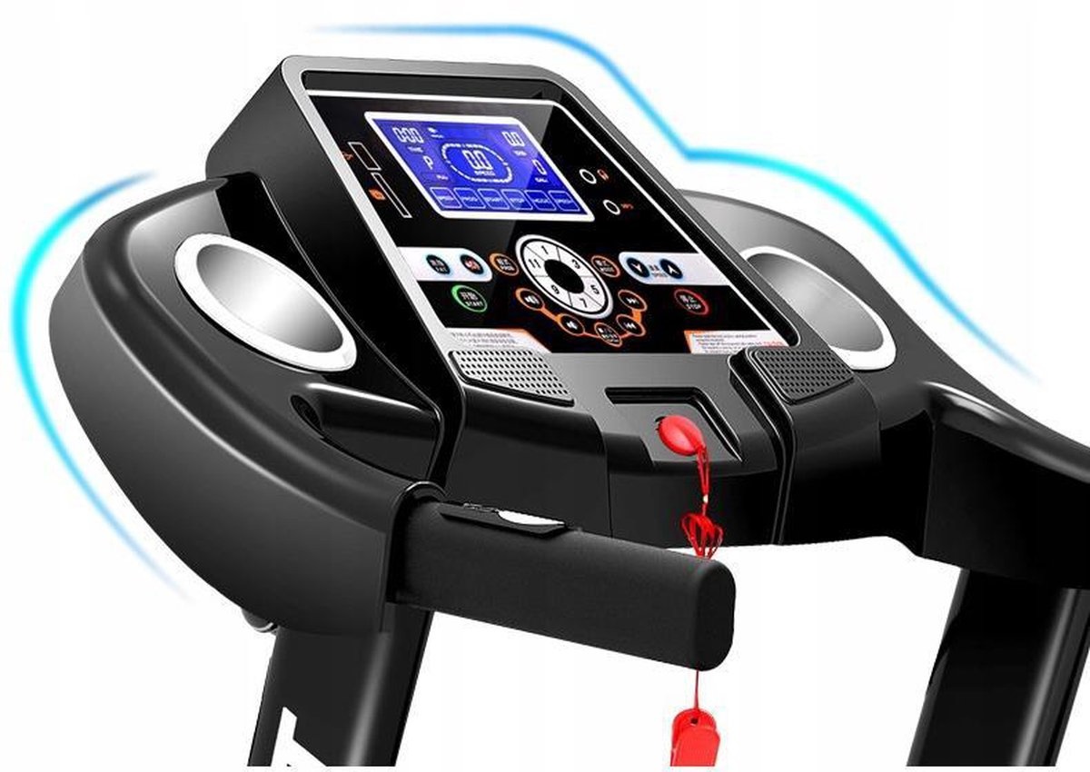 Loopband voor thuis - opvouwbaar & hellinghoek - hardloopband - incl twister