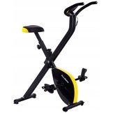 Opvouwbare hometrainer - met computer - zwart geel