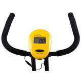 Opvouwbare hometrainer - met computer - zwart geel