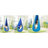 Hangmat schommel grijs - 160 x 57 cm - tot 80 kg